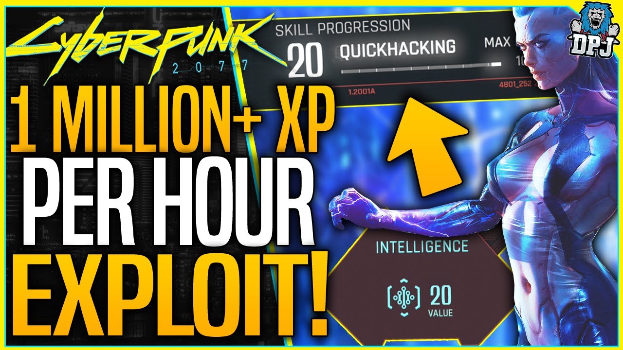 Cyberpunk 2077 GLITCH: 1 MILLION + XP PER HOUR - QUICK HACKING EXPLOIT - MAX Level In 5 Minutes EASY