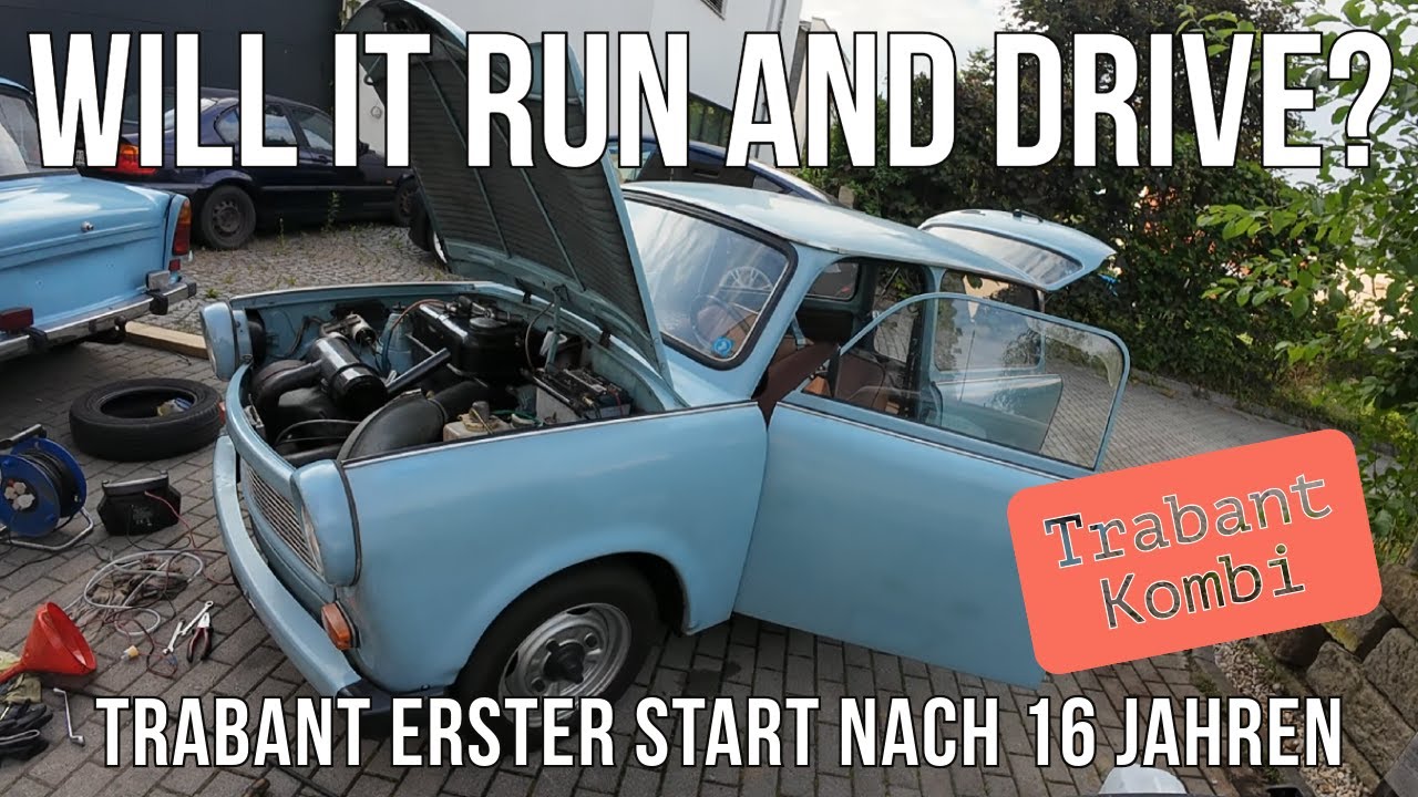 Erster Start seit 16 Jahren I Trabant 601 Kombi Scheunenfund I Pitbike Upload