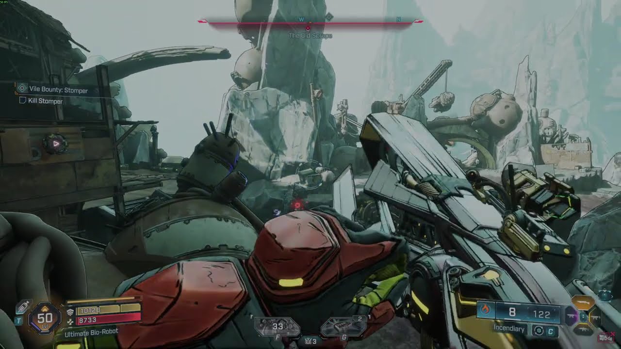 Borderlands4 - Beating Boneface with sweet embrace and tasers - No skill point spent.