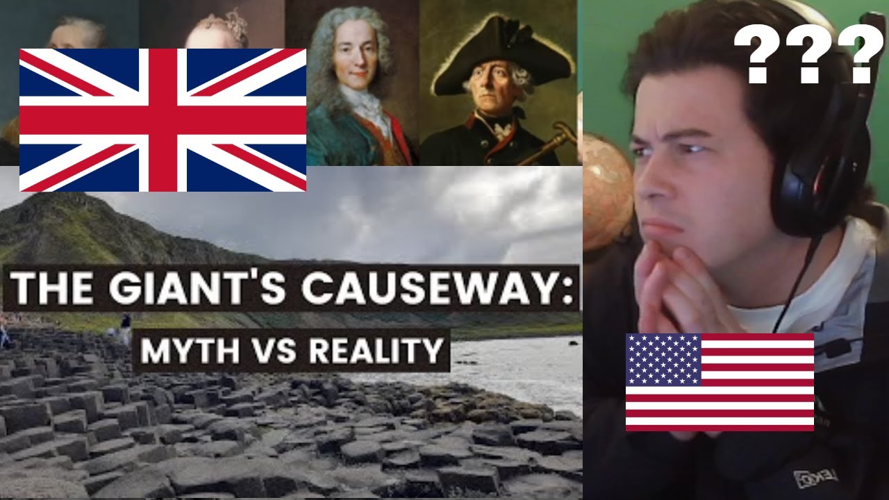American Reacts History of the GIANT’S CAUSEWAY | Irish legend versus reality