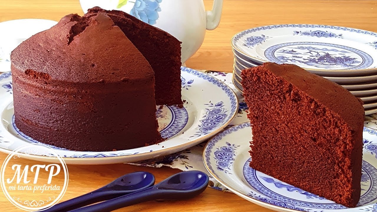 BIZCOCHO CUATRO CUARTOS DE CHOCOLATE | Receta fácil | Mi tarta preferida