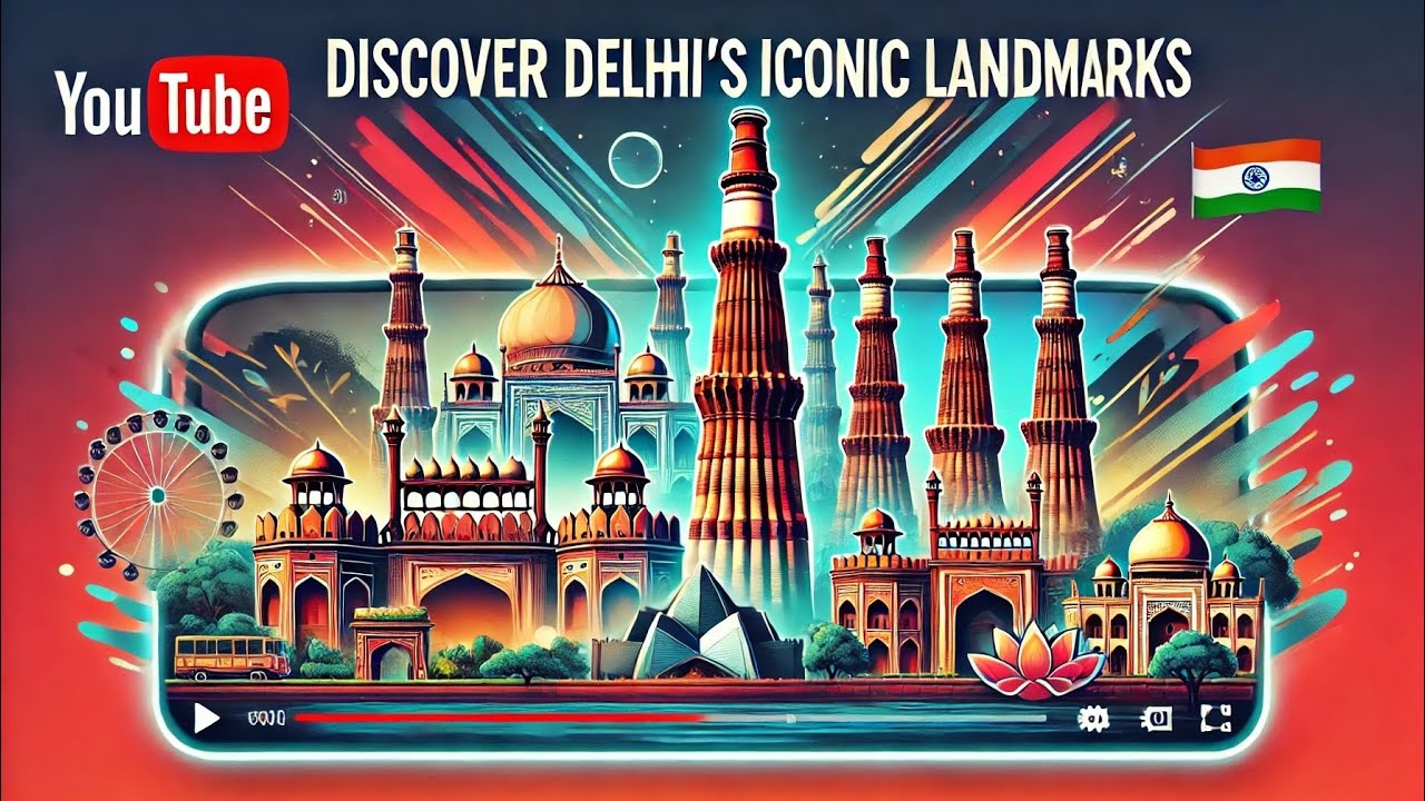 Explore Delhi: Top 6 Famous Landmarks & Historical Sites | India Travel Guide
