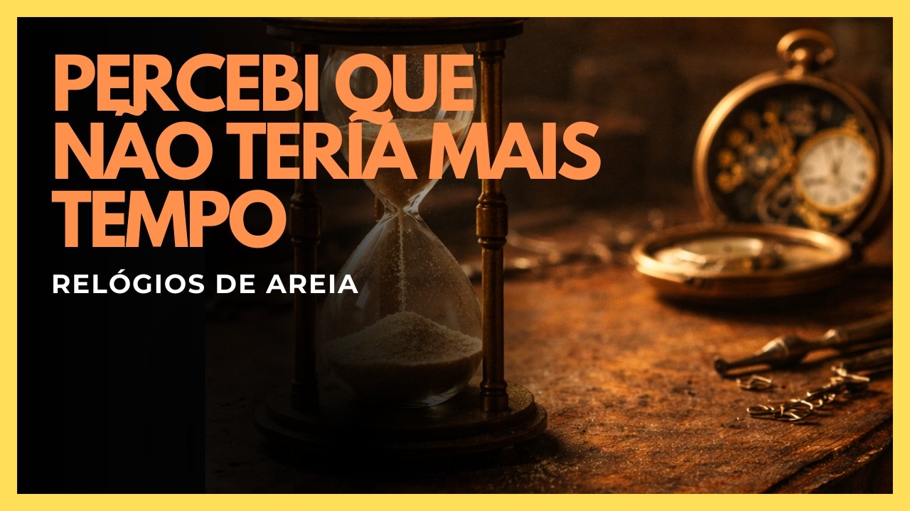 Percebi que não teria mais tempo — Relógios de Areia