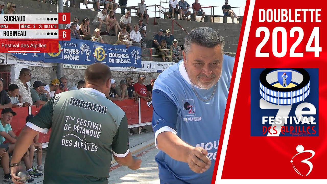 Finale SUCHAUD/QUINTAIS vs ROBINEAU/BAUDINO : Festival à pétanque des Alpilles - Arènes de Mouriès