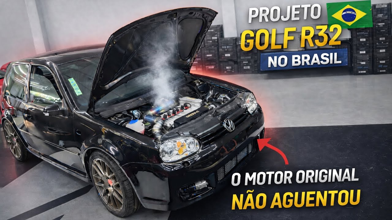 VR6 DO GOLF MK4 R32 DEU RUIM MAS JA TEMOS A MELHOR SOLUÇAO 🙌🏻