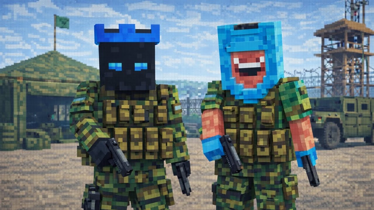 Bygger militärbas för att skydda oss från Roblox 