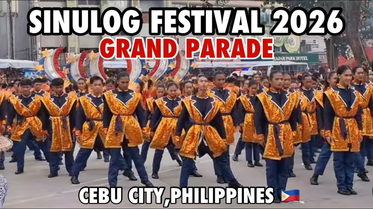 Cebu Sinulog Festival 2026 Grand Parade #sinulog2026