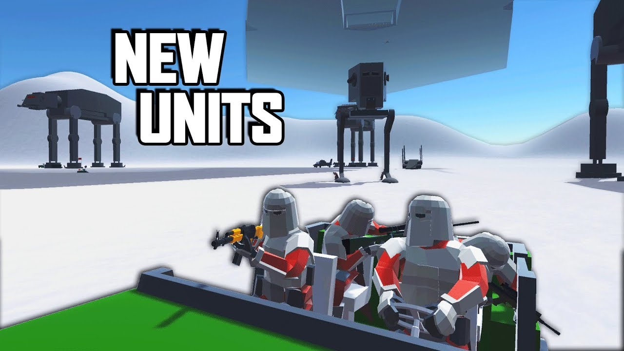 NEW Storm Trooper Models!  Echo Base Battle of Hoth in Ravenfield Early Access Gameplay