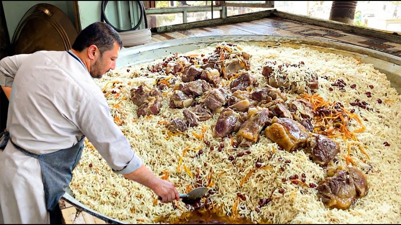 World’s Biggest Kabuli Pulao Compilation | 1000+KG Afghan Pulao with 500+KG Meat in Massive Pots