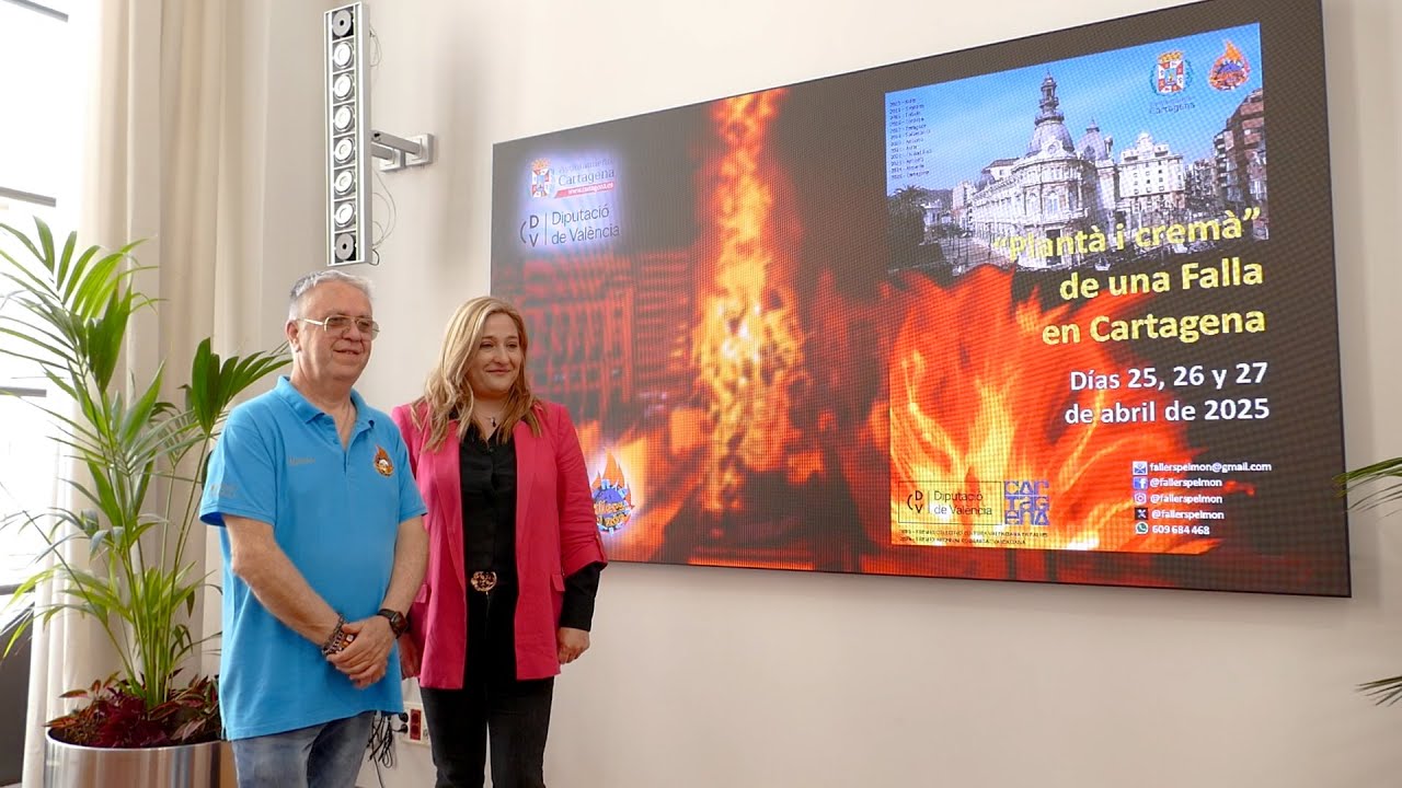 Cartagena celebra las fallas este fin de semana con mascletás, charangas, ninots y paella