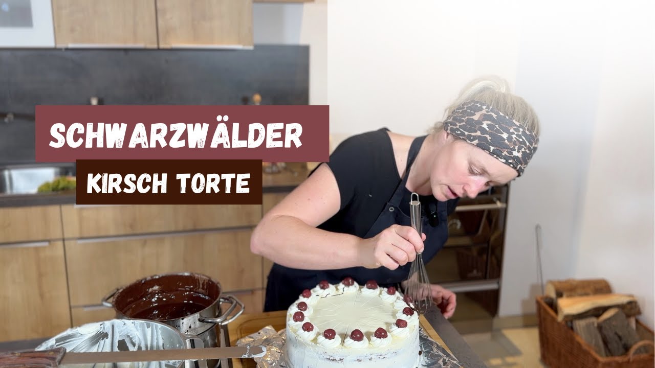 Schwarzwälder Kirsch Torte - mit Rezept