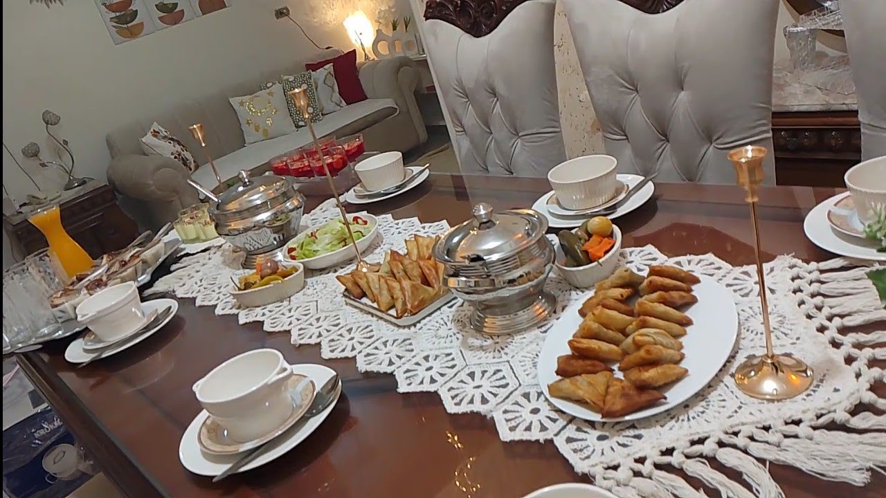 عزومه فطار وسفره اول يوم رمضان🌙اللى حصل ليه العجب🙆 كل شئ قسمه ونصيب 🤦