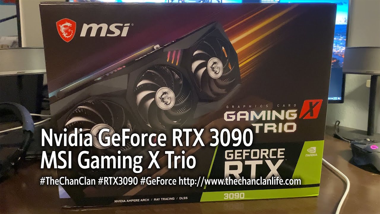TechTalk: Nvidia GeForce MSI Gaming X TRIO RTX 3090 24G - Unboxing, Demo, and Raytracing Benchmark!