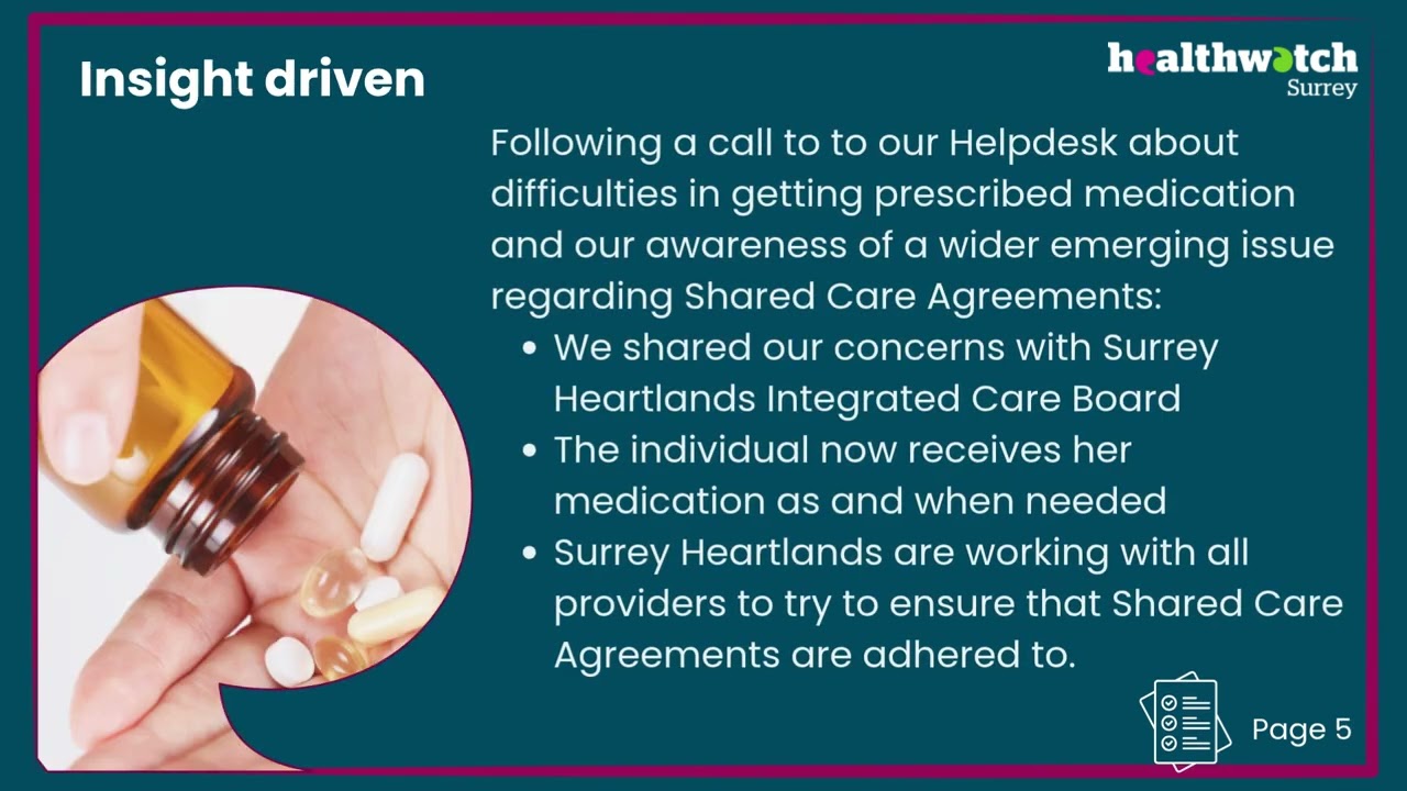 Healthwatch Surrey - Quarterly Impact report video - quarter 4 (January to March 2026)