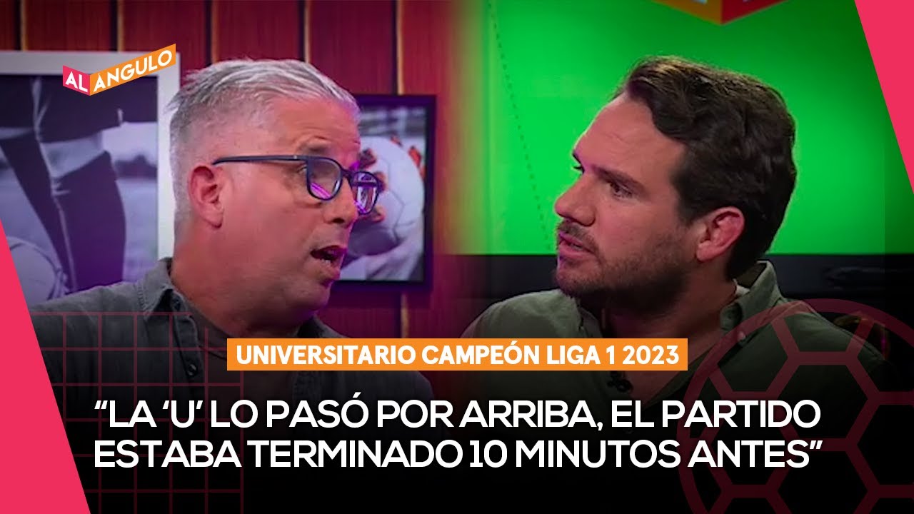 UNIVERSITARIO CAMPE&Oacute;N de la LIGA1 2023 tras ganarle 0-2 a ALIANZA LIMA en MATUTE | AL &Aacute;NGULO ⚽🥅