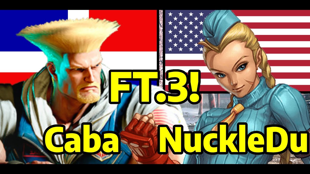 💯STREET FIGHTER 6 ➥ Caba (GUILE ガイル) VS NuckleDu (CAMMY) 4K Master Ranks💯