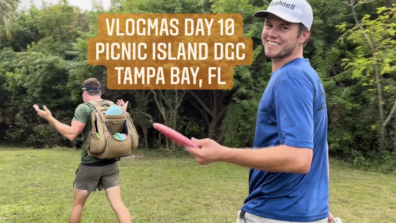 2021 Vlogmas Day 10 | Picnic Island Disc Golf Course, FL