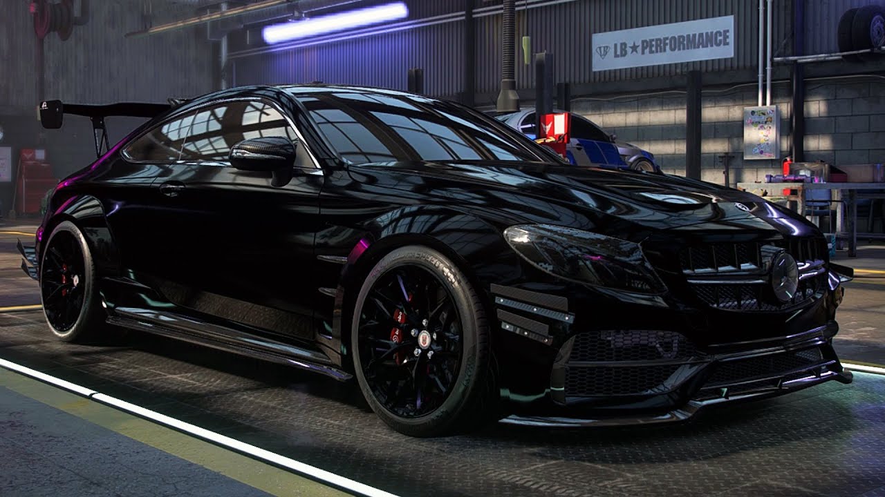 STEALTHY MERCEDES C63 AMG BUILD - Need for Speed: Heat Part 67
