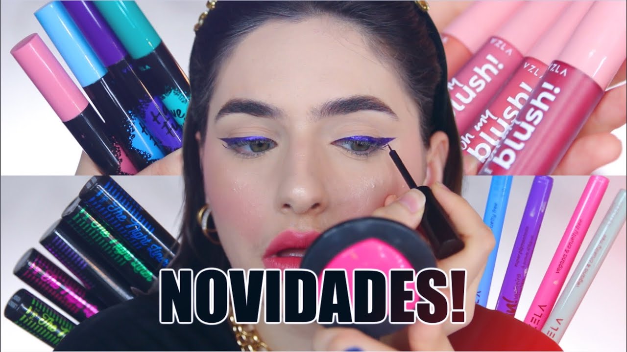 MAQUIAGEM COM RECEBIDOS DO MÊS - Vizzela, Dalla Makeup, LF pro 😍