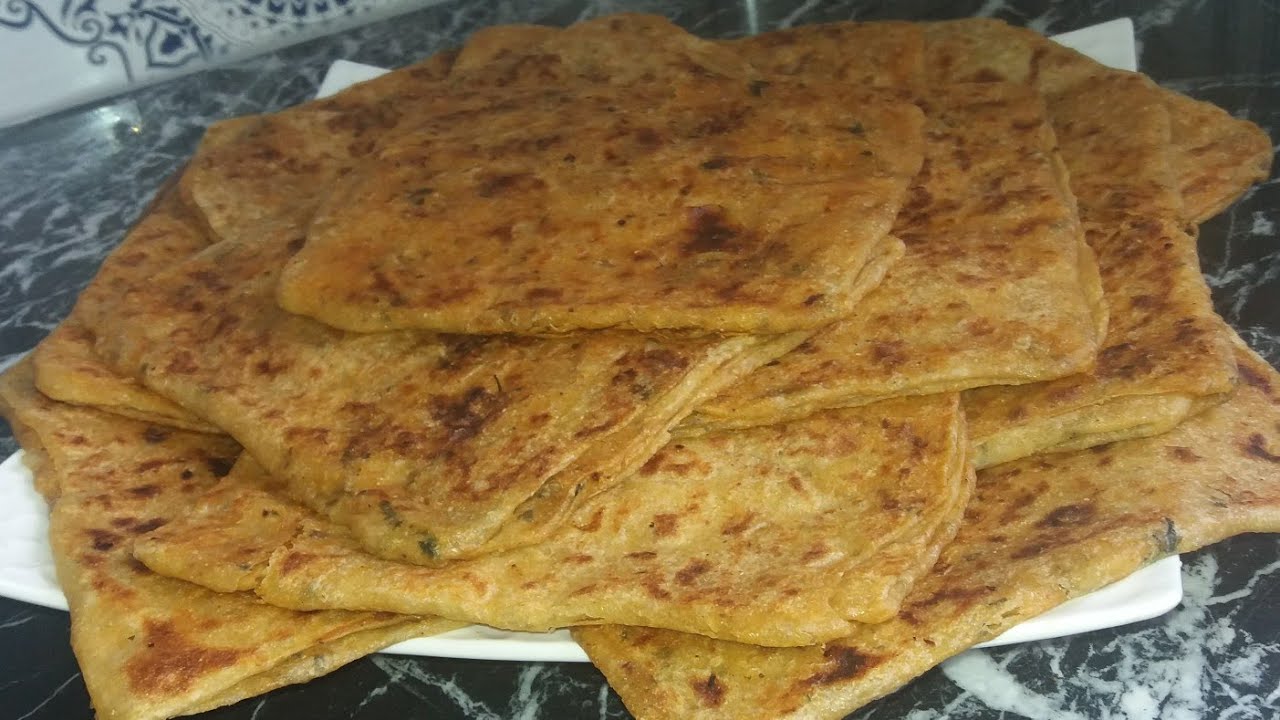 مسمن ديال الشحمة بدقيق القمح الكامل كيجي مورق وغزال وصحي في نفس الوقت