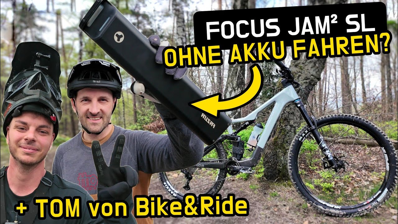Wie fährt sich das FOCUS JAM² SL Light E-MTB OHNE AKKU?! | Ich lerne Tom von @Bike-and-Ride  kennen