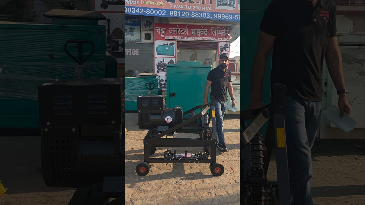 30kva Pto Generator | Tuble Generator | Gear Box Alternatour | Chadha Generators #ptogenerator