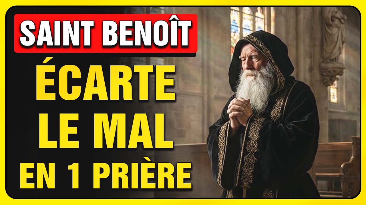 Prière à SAINT BENOÎT pour ÉLOIGNER IMMÉDIATEMENT tout MAL et Danger