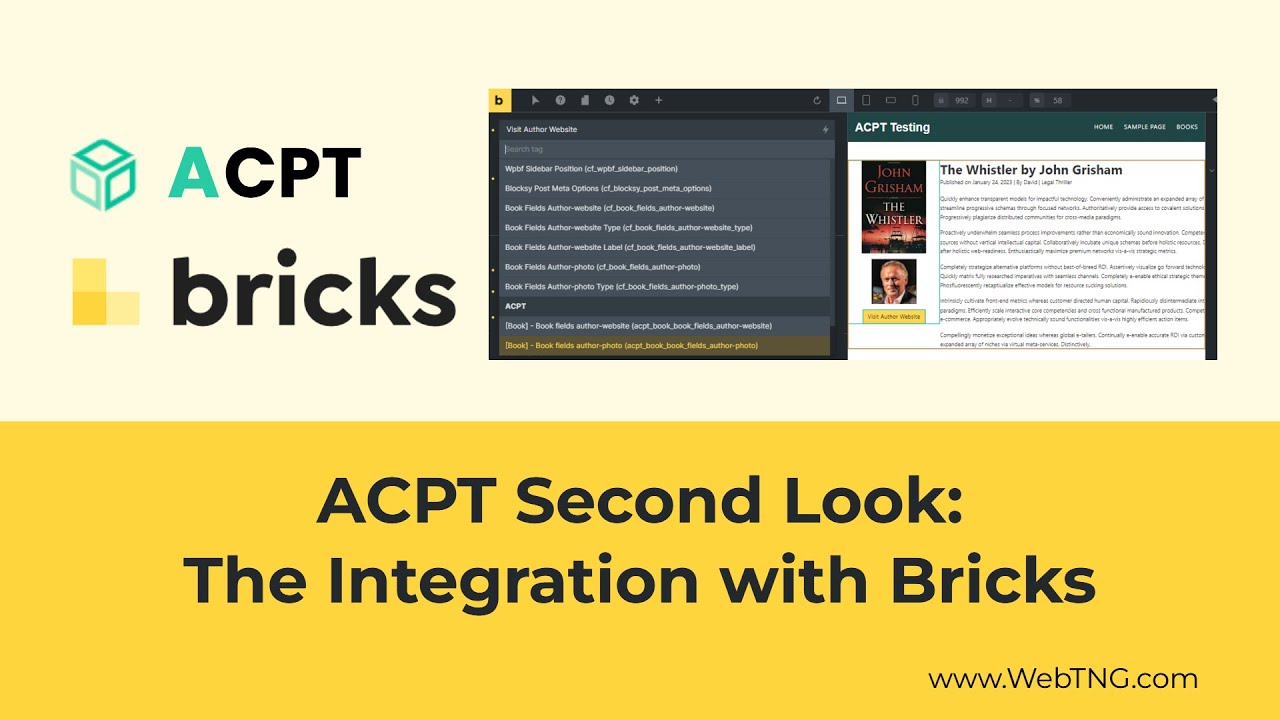 ACPT Second Look: The Integration with Bricks