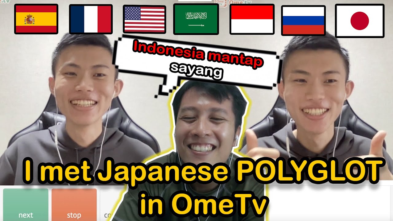 I met Japanese Polyglot that speaks 7 languages in OmeTV! 🇯🇵 🇪🇸 🇫🇷 🇸🇦 🇷🇺 🇮🇩 🇺🇸