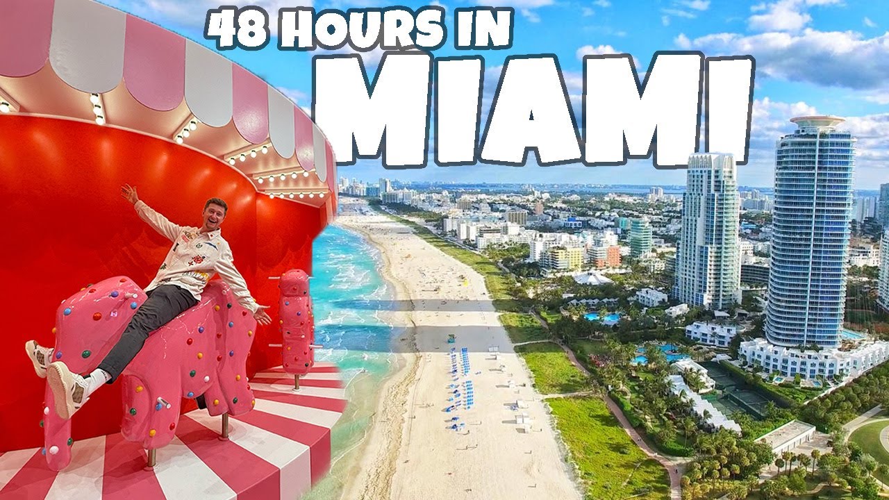 48 HOURS IN MIAMI! Museum of Ice Cream, Sexy Fish, Paddle boarding