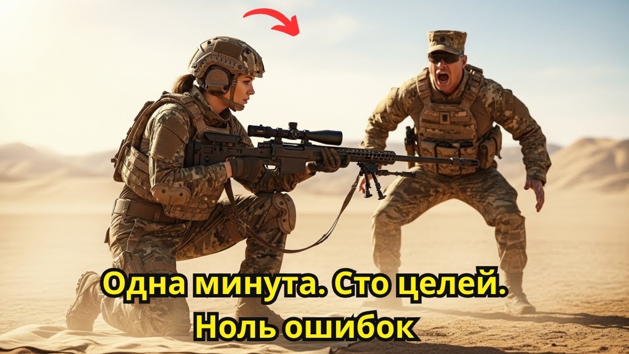 Она взяла винтовку на минуту — и поразила 100 целей подряд