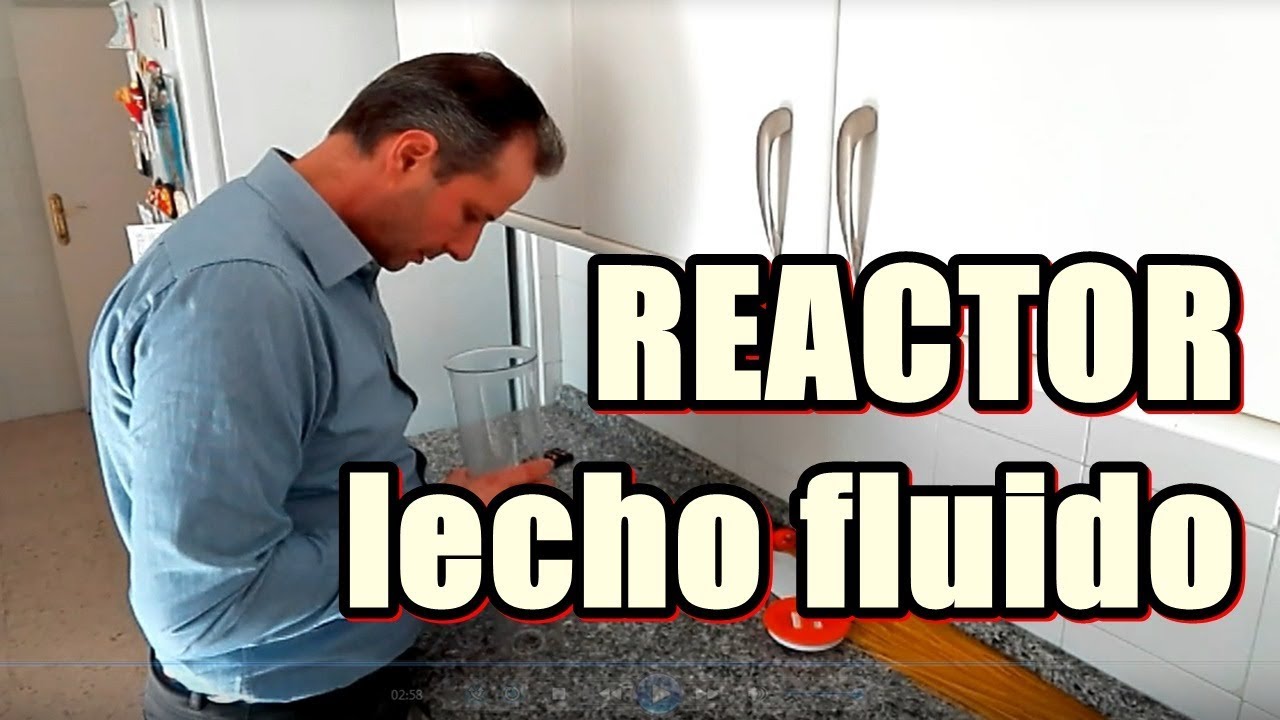 Reactor lecho fluido casero