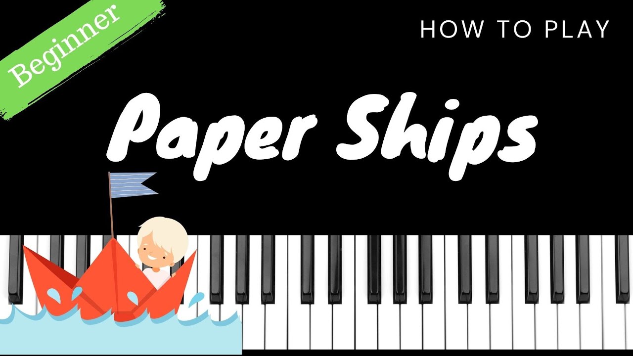 Teaching Little Fingers to Play #15 - PAPER SHIPS | Beginner Piano Tutorial