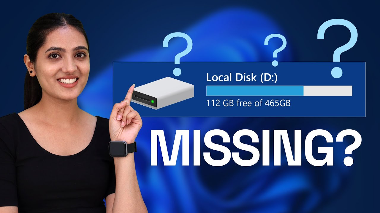 D Drive Not Showing in Windows PC | Fix Missing D Drive in Windows 11/10 #DDriveNotShowing
