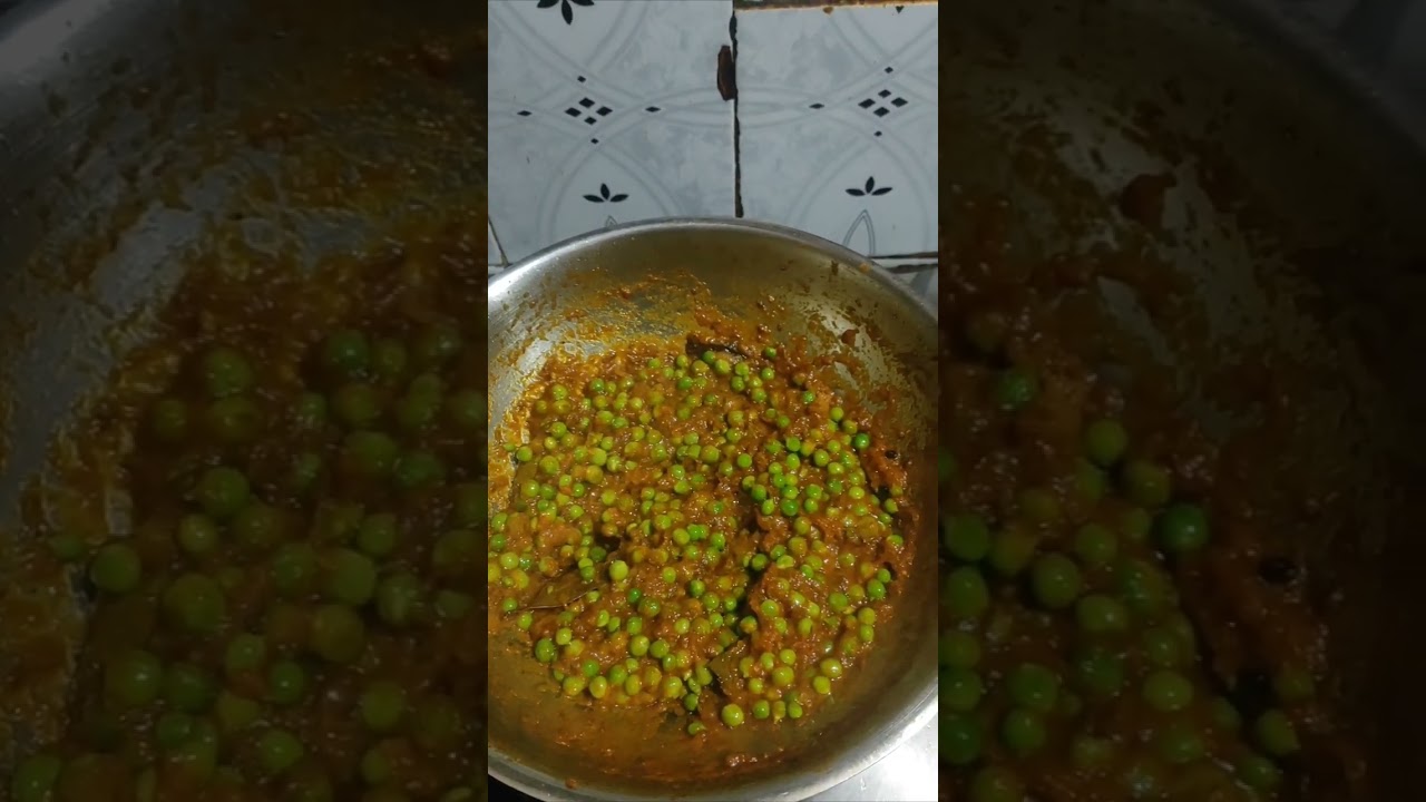 Matar paneer ki recipe#food #video#plz_subscribe_my_channel #