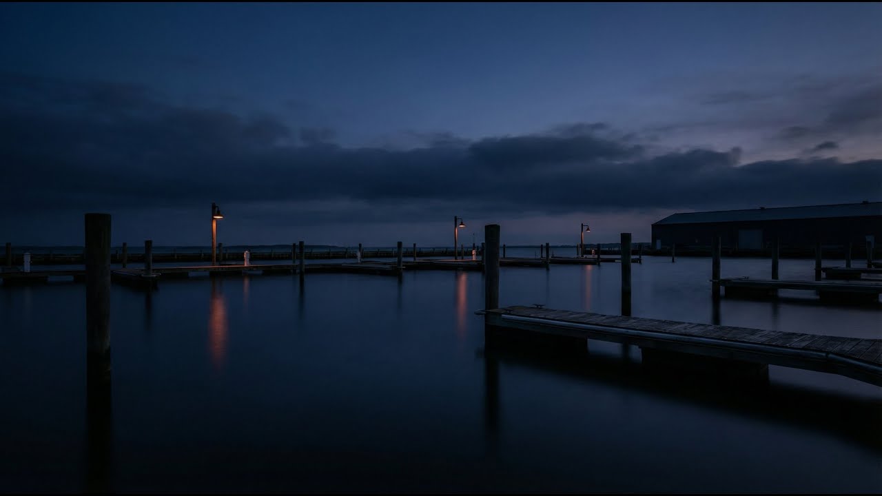Silent Harbor at Night | Deep Ambient for Sleep & Relaxation (1 Hour)