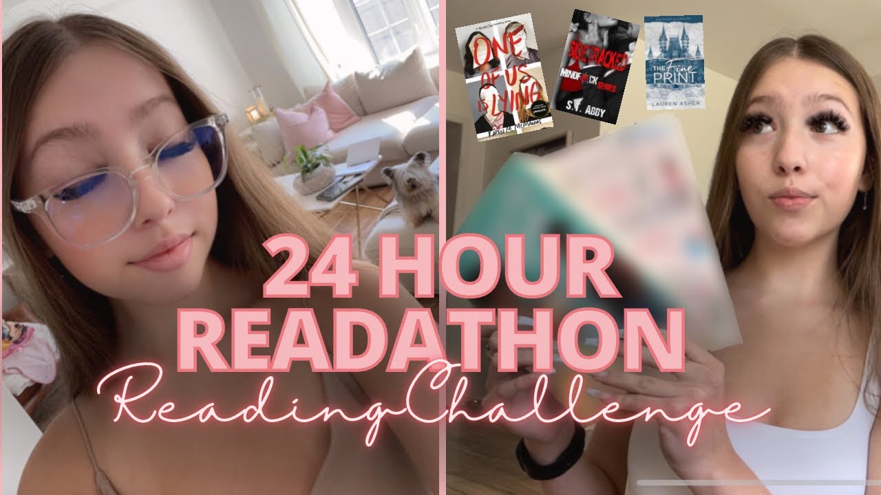 24 hour reading VLOG! (reading for 24 hours) | viral tik tok books