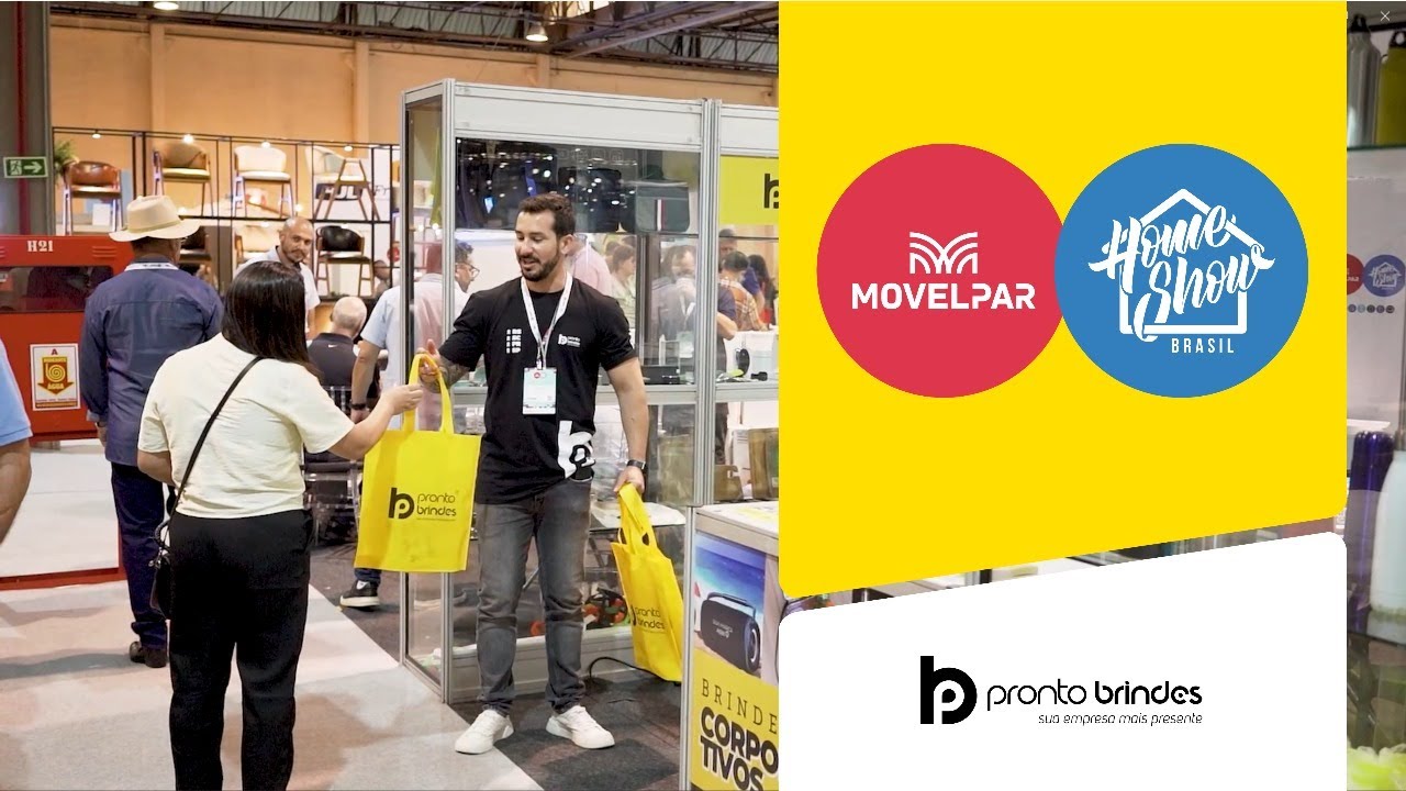 Pronto Brindes na Movelpar Home Show 2025.