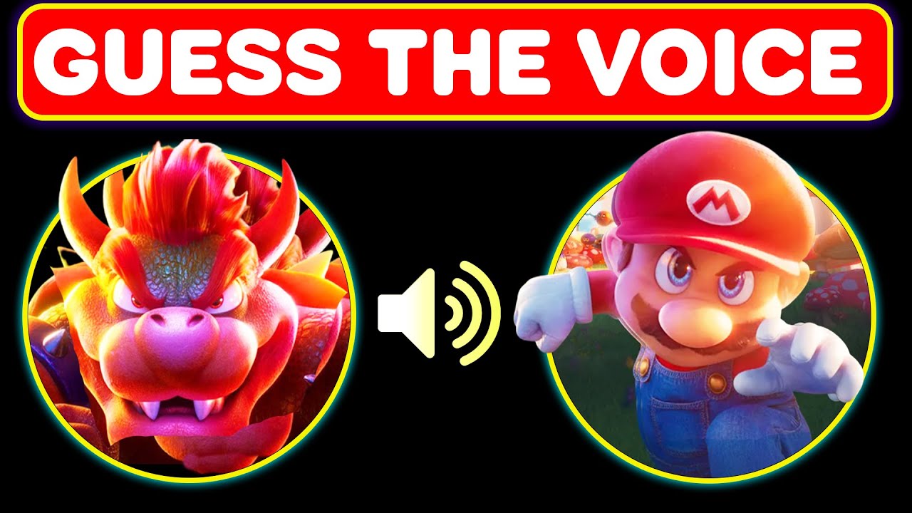 Guess The Mario Characters By Their Voice 🍄🍄 Super Mario Bros Quiz