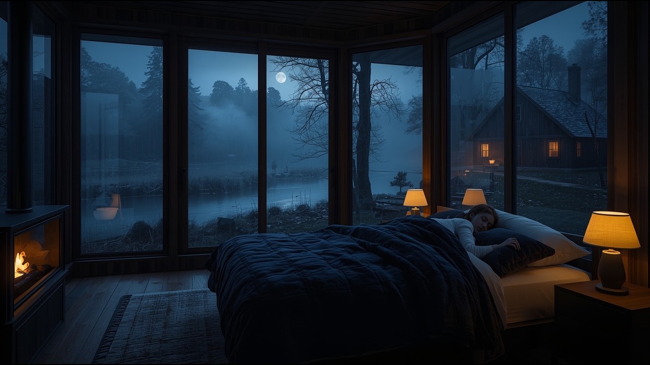 Night Forest Rain for Sleeping, Calm Relaxation & Meditation Time Tonight