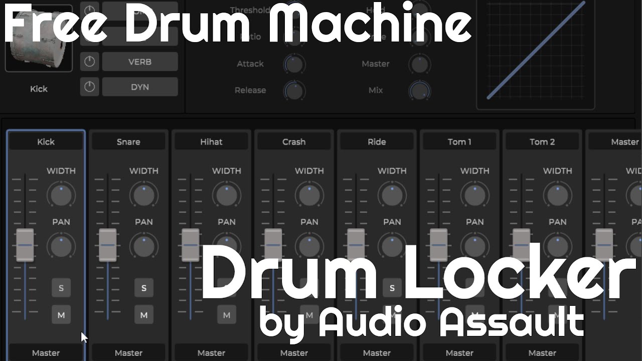 Free Drum Machine - Drum Locker by Audio Assault (No Talking)