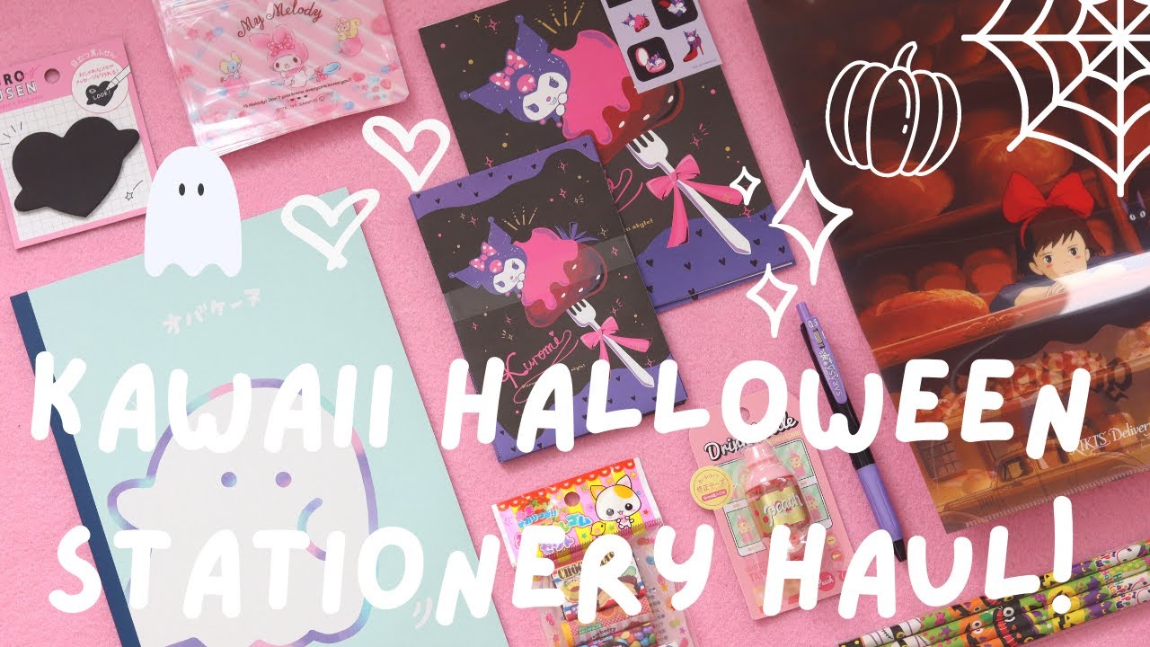 Unboxing Kawaii Halloween Stationery & Journal with Me ft. Inku Crate