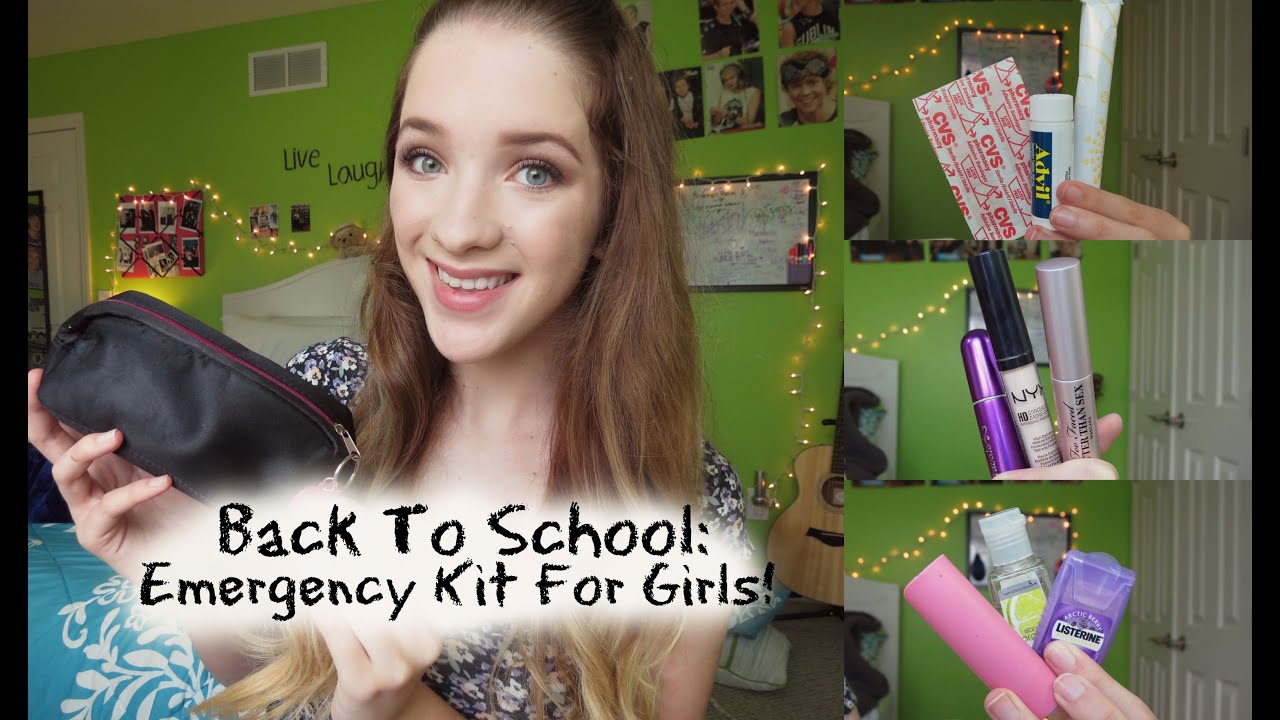 Back To School: Emergency Kit For Girls 2015! ♡