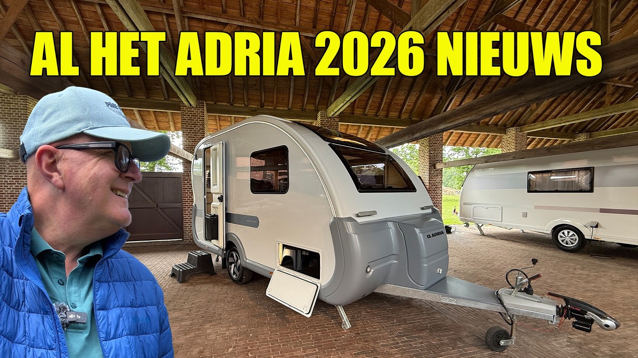 Wat zijn de NIEUWE caravans en campers bij ADRIA in 2026? - Campingtrend