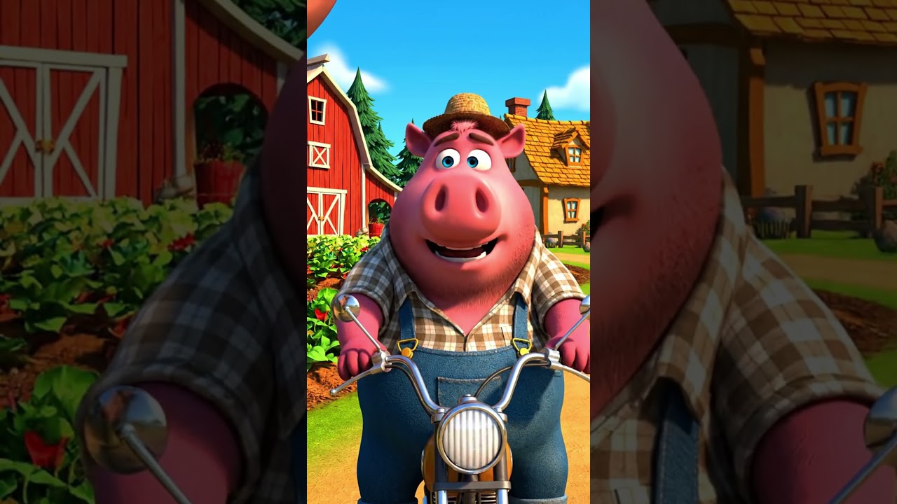Piggy&rsquo;s Farm Adventure 🐷 | Educational Cartoon Story for Kids   #3danimation #cartoon