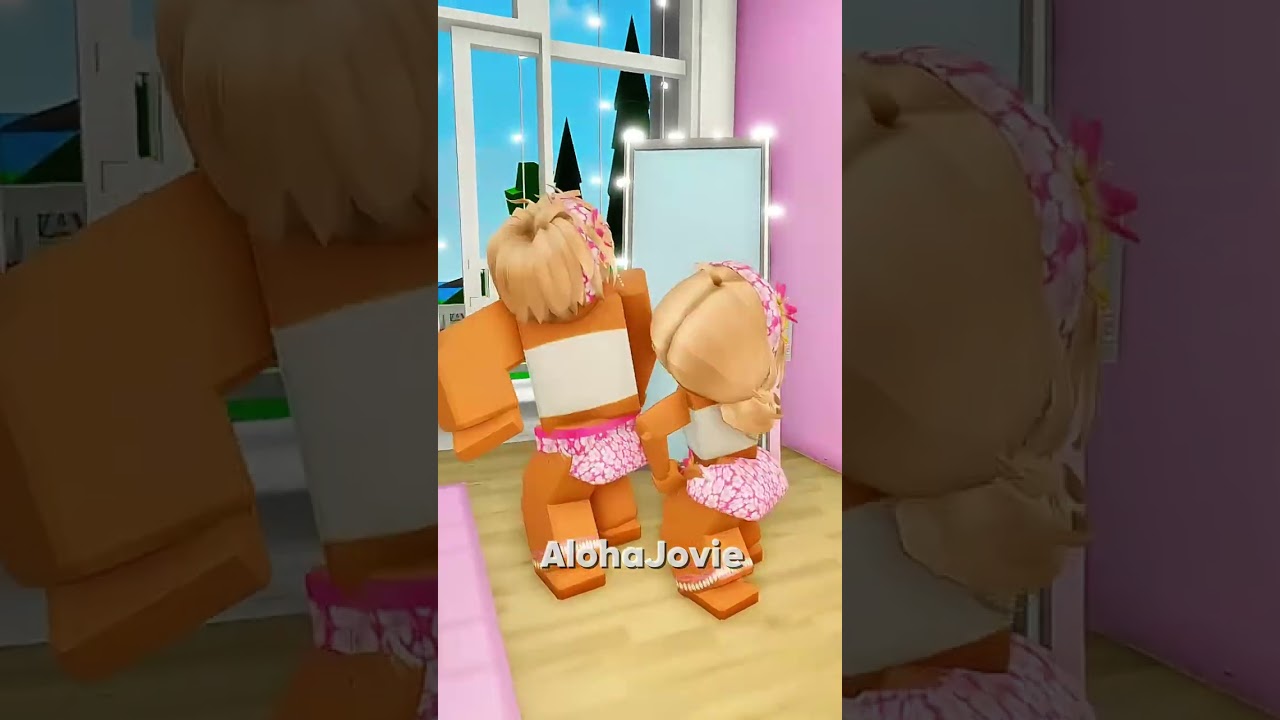 My baby brother caught us 😭✋|| I just wanna || Roblox Edit #roblox #shorts