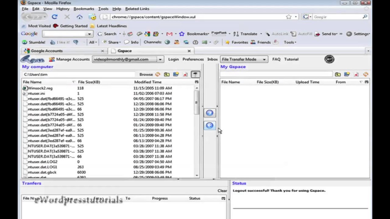 How To Set Up Free Webspace Using Gspace