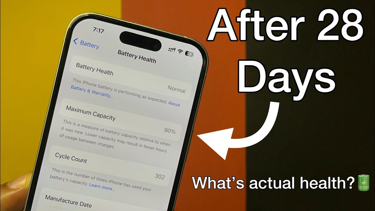 iPhone 15📱| Battery Health🔋| Dropped to 90%⚠️