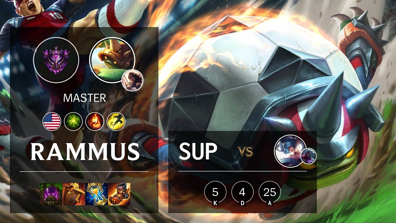 Rammus Support vs Sona - NA Master Patch 11.8