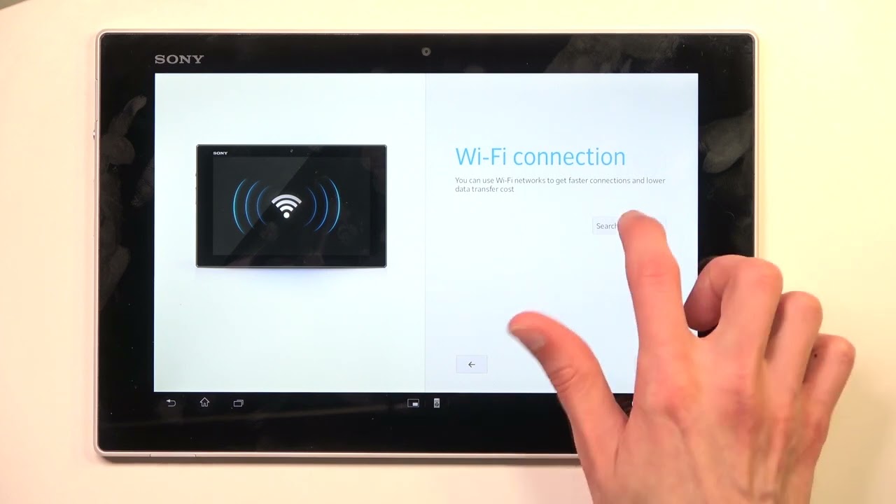 How to Set Up Sony Xperia Tablet Z / First set up on Sony Xperia Tablet Z